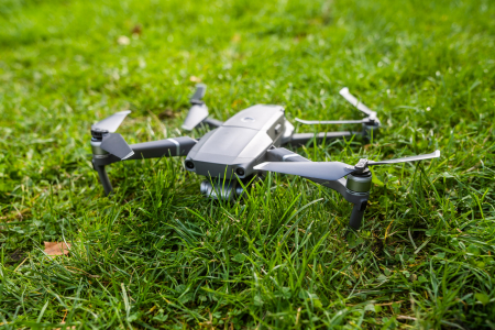 drone in grass